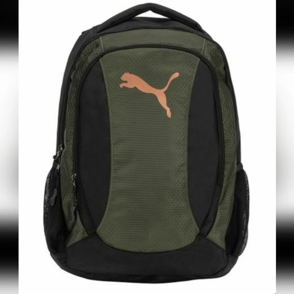 🙀PUMA Equivalence Backpack in Dark Green/Black